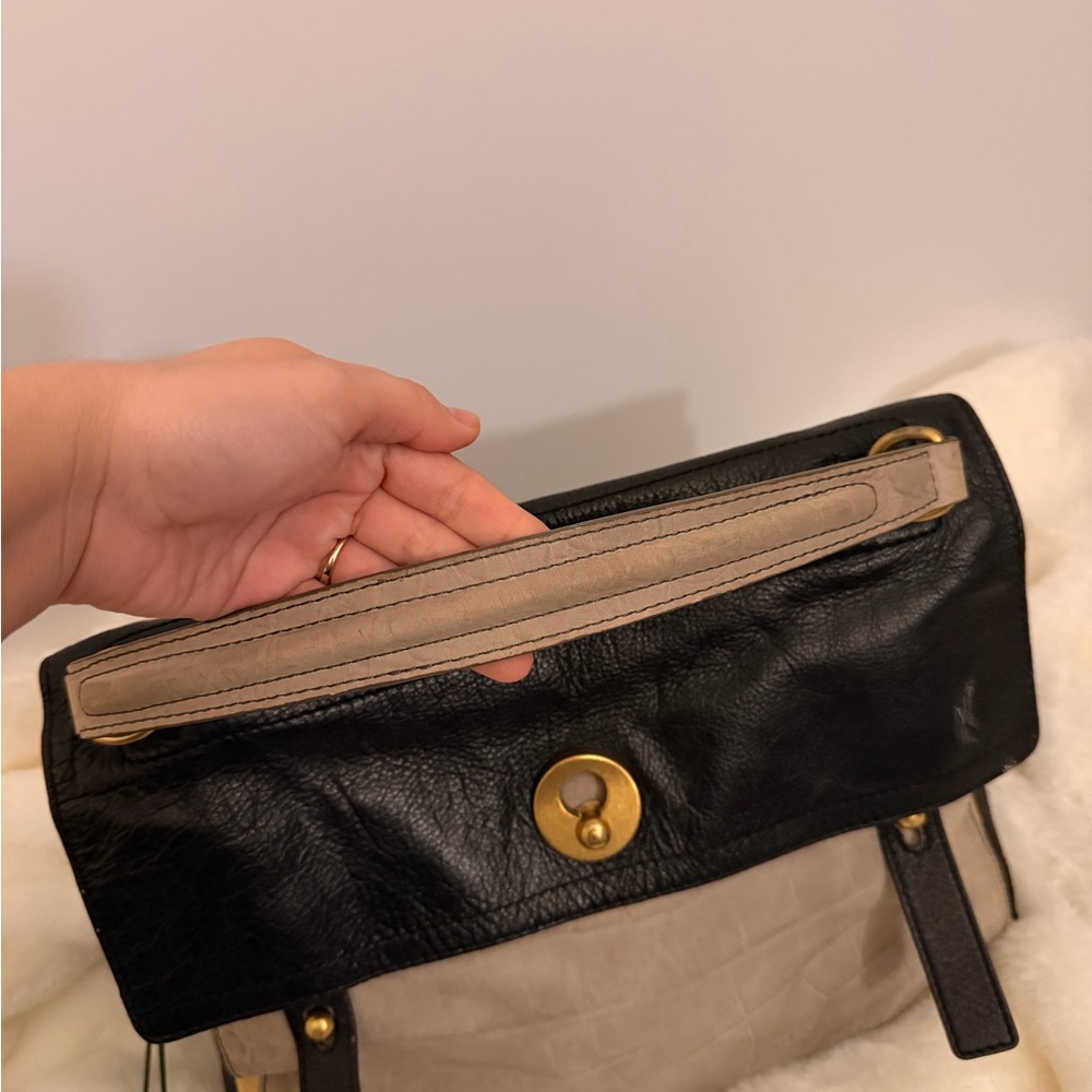 Yves Saint Laurent Black and Tan Satchel - Picture 3 of 15